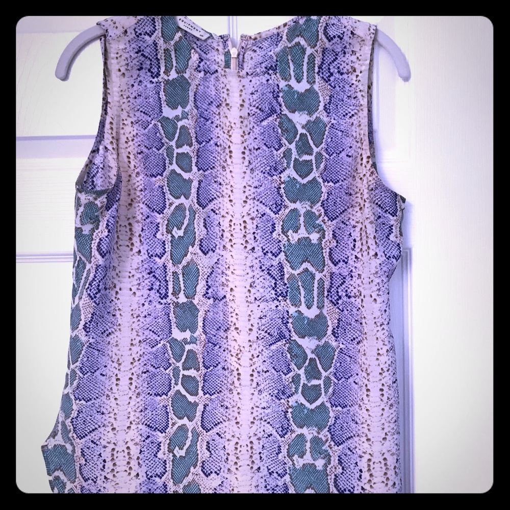 Equipment Lyle Python Print Blouse - image 1